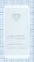 Защитное стекло "Полное покрытие" для Xiaomi Mi A2, Mi 6X белое