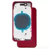 Корпус для телефона Apple iPhone 8, в сборе, красный