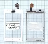 Сенсорное стекло (тачскрин) для Sony Xperia E (C1505), E Dual (C1605), белый