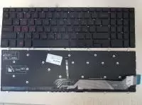 Клавиатура для ноутбука Dell Inspiron G3 15-5565, 15-5570, 17-5775, 14 Gaming 7566, черная, кнопки красные, с подсветкой