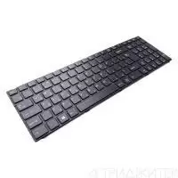 Клавиатура для ноутбука DNS Pegatron C15, C15B, C17A, Dexp C17B, черная, с рамкой