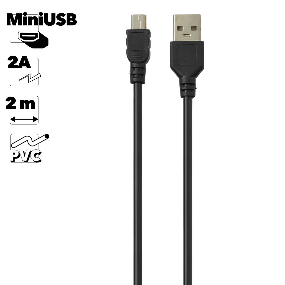 114-406-001 Кабель mini-usb USB A (M) - Mini-USB (M) 0.25m