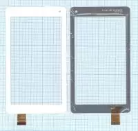 Тачскрин (сенсорное стекло) QSD E-C7119-01 для планшета NOBLEX T7013, 7", белый