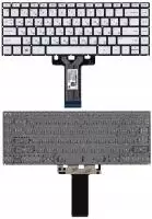 Клавиатура для ноутбука HP 14-DK, 14-BA, серебристая с подсветкой