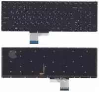 Клавиатура для ноутбука Lenovo Y50-70, черная с подсветкой