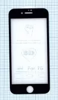 Защитное стекло 5D для Apple iPhone 7, 8, черное