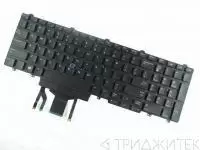 Клавиатура для ноутбука Dell Latitude E5550, E5570, черная, с подсветкой