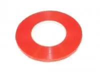 Скотч двусторонний прозрачный 3M с красной защитной лентой, ширина 10мм, длина 50м, толщина 0.1мм