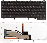 Клавиатура для ноутбука Dell Latitude E6220, E6320, E6420, E5420, E6230 с указателем с подсветкой