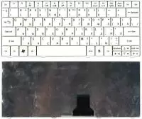 Клавиатура для ноутбука Acer Aspire One 751, 1410, 1810T Ferrari One, белая