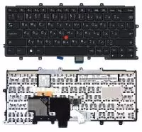 Клавиатура для ноутбука Lenovo X240i, X250, X260, X270, черная без подсветки