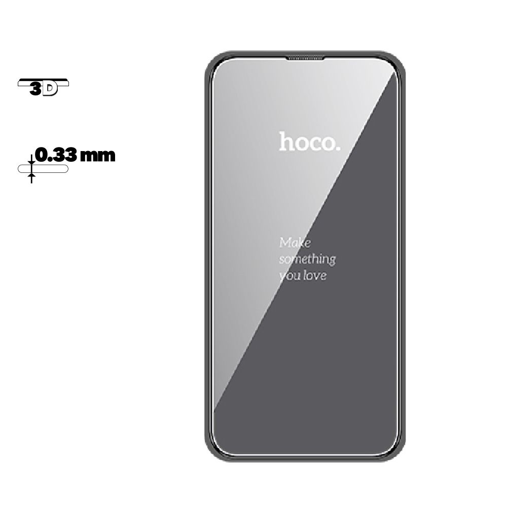 Защитное стекло HOCO A31 для Apple iPhone 13 mini, 3D, прозрачное,  глянцевое, 0.33мм 0L-00054480 купить в Минске, цена