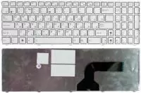 Клавиатура для ноутбука Asus K52, белая