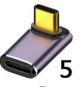 Переходник USB 4 Type C угловой тип 4