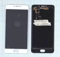 Дисплей (экран в сборе) для телефона Meizu M3 Note M681H, белый