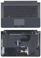 Клавиатура для ноутбука Samsung RC420 серая топ-панель