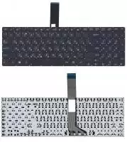 Клавиатура для ноутбука Asus V551, черная плоский Enter