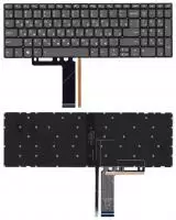 Клавиатура для ноутбука Lenovo IdeaPad 320-15ABR, 520-15IKB, черная с подсветкой