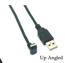Кабель USB Type A на Micro USB угол вверх 1 м