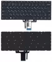 Клавиатура для ноутбука Lenovo Yoga 510-14ISK, черная с подсветкой