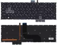 Клавиатура для ноутбука Acer PRedator 17X GX-791, черная c подсветкой