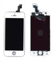 Дисплей (экран в сборе) для телефона Apple iPhone 5S (AAA), белый
