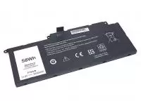 Аккумулятор (батарея) F7HVR для ноутбука Dell F7HVR-4S1P, 14.8В, 58Вт, 3900мАч, черный (OEM)