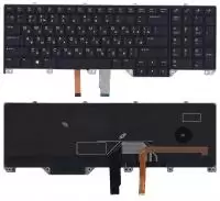 Клавиатура для ноутбука Dell Alienware 17 R4, черная с подсветкой