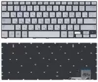 Клавиатура для ноутбука Samsung 740U3E, NP740U3E, серебристая