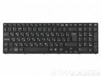 Клавиатура для ноутбука Sony Vaio SVE1711, черная, с рамкой, с подсветкой