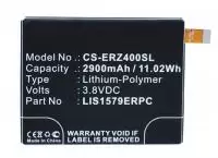 Аккумулятор (батарея) CS-ERZ400SL, LIS1579ERPC (AGPB015-A001) для телефона Sony Xperia Z3+ Dual E6533, 3.8В, 2900мАч