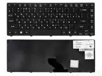 Клавиатура для ноутбука Acer Aspire 3410, 3750, 3810, 3811, 3820, 4251, 4410, 4551, 4553, 4625, 4741, 4745, 4810, 4820, 4535, 4736, 5940, 5942, eMachines D440, D528, D640, D728, D732, черная, горизонтальный Enter
