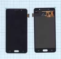 Дисплей (экран в сборе) для телефона Samsung Galaxy A5 (2016) SM-A510F (TFT) черный