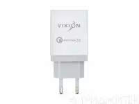 Сетевое зарядное устройство H1 (1-USB) Quick Charger 3.0, белый (Vixion)