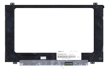 Матрица N140HCN-EA1 rev. C1 с креплениями, 14", 1920x1080 (Full HD), 40pin, LED, Slim, матовая, уши вверх/вниз