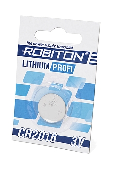 Батарейка (элемент питания) Robiton Profi R-CR2016-BL1 CR2016 BL1, 1 штука