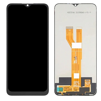 Дисплей (экран в сборе) для телефона Realme C20, C21, C11 2021, Narzo 50i (черный)
