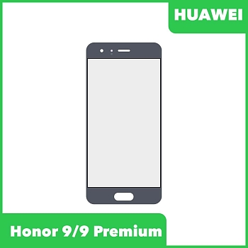 Стекло для переклейки дисплея Huawei Honor 9, 9 Premium (STF-L09), серый