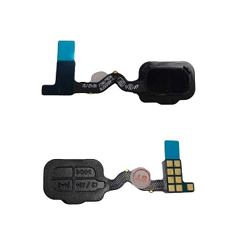 Шлейф Samsung A600F, A605, J600F (A6, A6+, J6 2018) сканера отпечатка (черный)