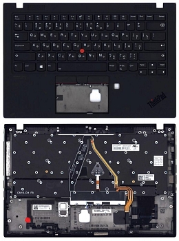 Клавиатура для ноутбука Lenovo ThinkPad X1 Carbon Gen 7 топкейс v.1
