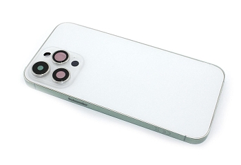 Задняя крышка (корпус) в сборе с рамкой для Apple iPhone 14 Pro Max белая