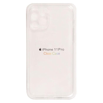Чехол Clear Case для Apple iPhone 11 Pro, прозрачный, силикон