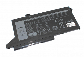 Аккумулятор (батарея) WY9DX для ноутбука Dell Latitude 5520, Latitude 5420, 11.4В, 3680мАч