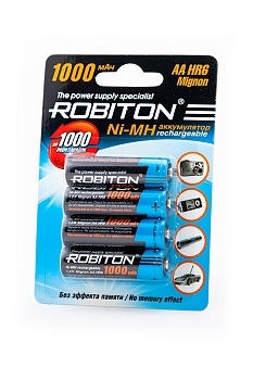 Аккумулятор Robiton 1000MHAA-4 BL4, 1 штука