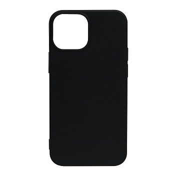 Силиконовый чехол "LP" для Apple iPhone 13 mini TPU, черный, непрозрачный (европакет)