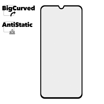 Защитное стекло для Samsung Galaxy A20 Super max Anti-static big curved glass
