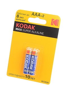 Батарейка (элемент питания) Kodak Max LR03 BL2, 1 штука