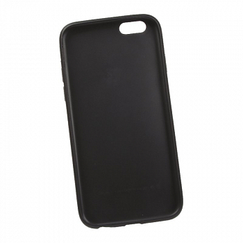 Защитная крышка для Apple iPhone 6, 6S Leather TPU Case (черная)