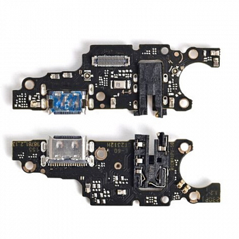 Системный разъем (разъем зарядки) для Huawei Honor X7a, X7a Plus (5109AMLS, RKY-LX1), микрофон