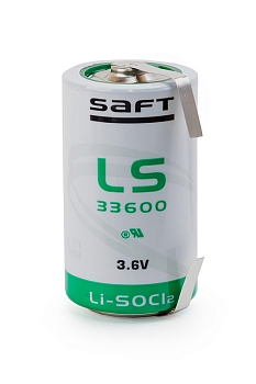 Батарейка (элемент питания) SAFT LS 33600 CNR D с лепестковыми выводами, 1 штука